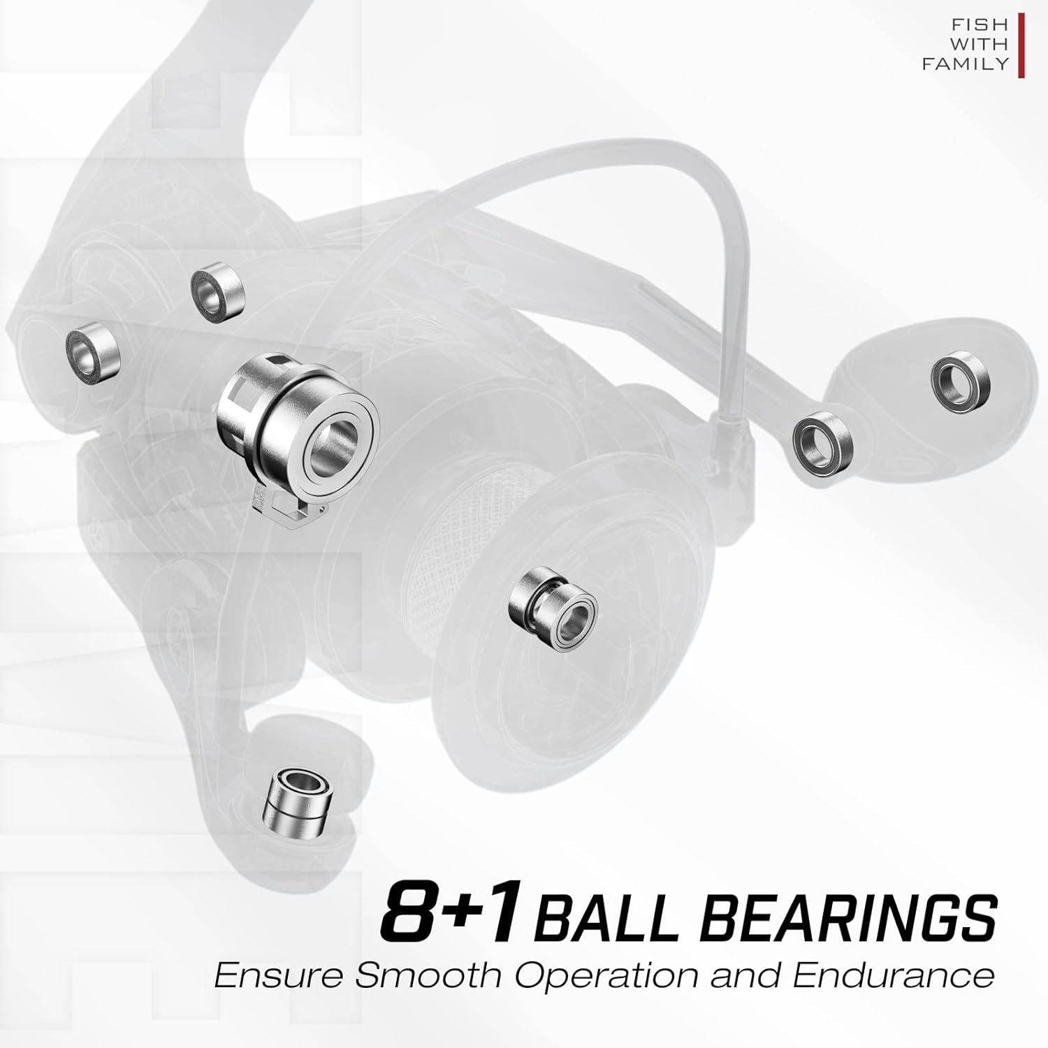 Piscifun Flame Spinning Reels, Lightweight 9+1BB Ultra Smooth Spinning Fishing Reels, 19.8LBs Max Drag, 500, 1000, 2000, 3000, 4000, 5000 Series, Red & Gold & Blue - Image 7