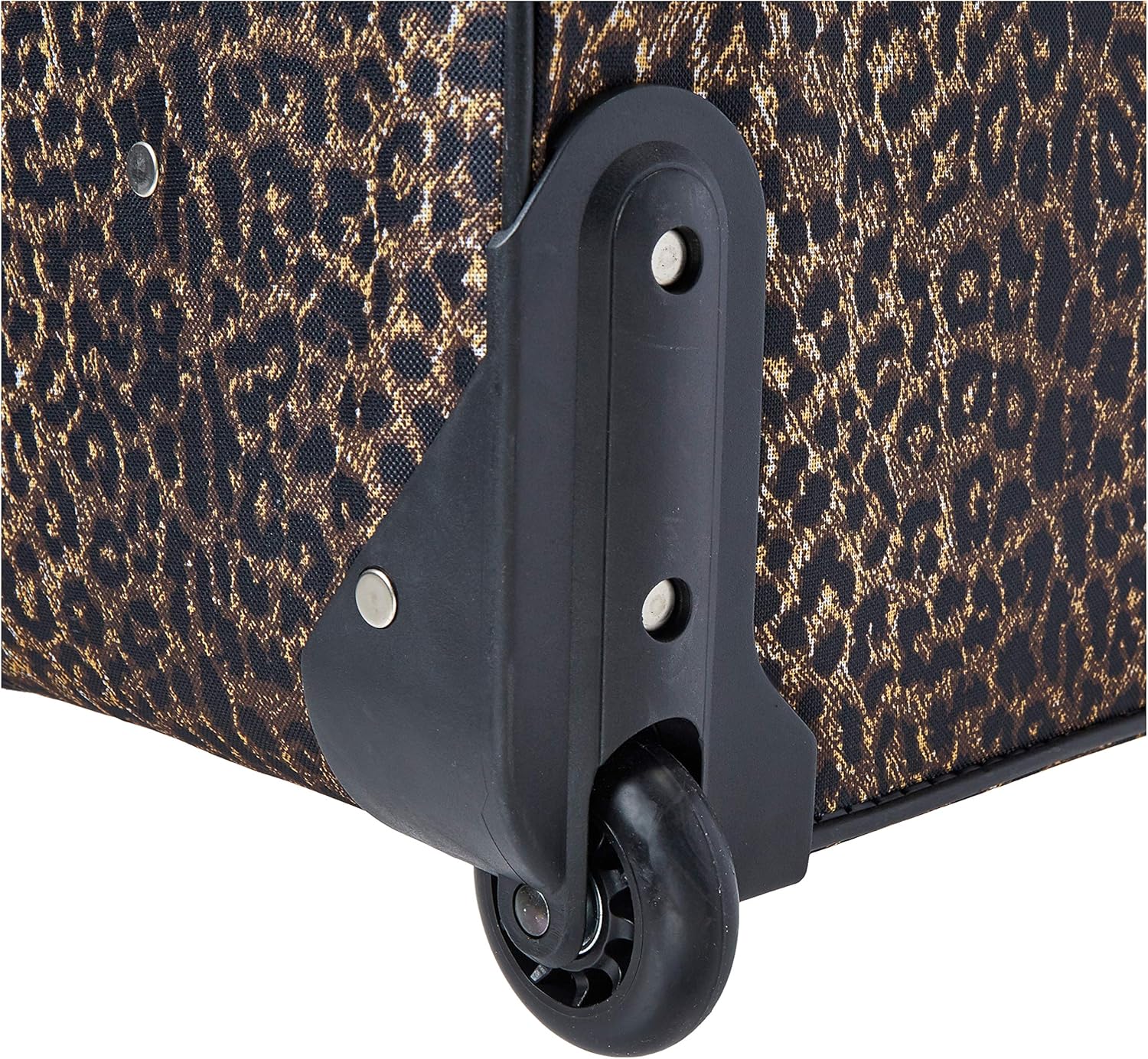 Jungle Softside Upright Luggage, Leopard, 4-Piece Set (14/19/24/28) - Image 3