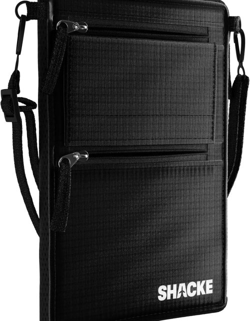 Hidden Travel Belt Wallet w/RFID Blocker