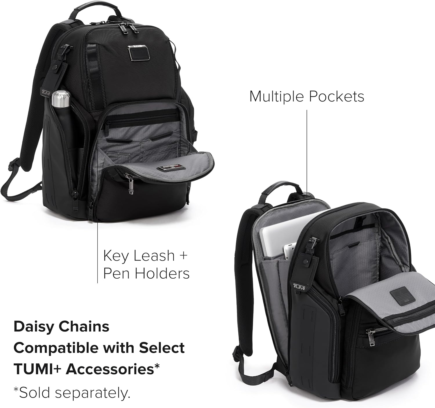 TUMI - Alpha Bravo Search Backpack - Laptop Backpack for Men & Women - Backpack for Work & Travel - 17.0" X 14.0" X 8.3" - Black - Image 3