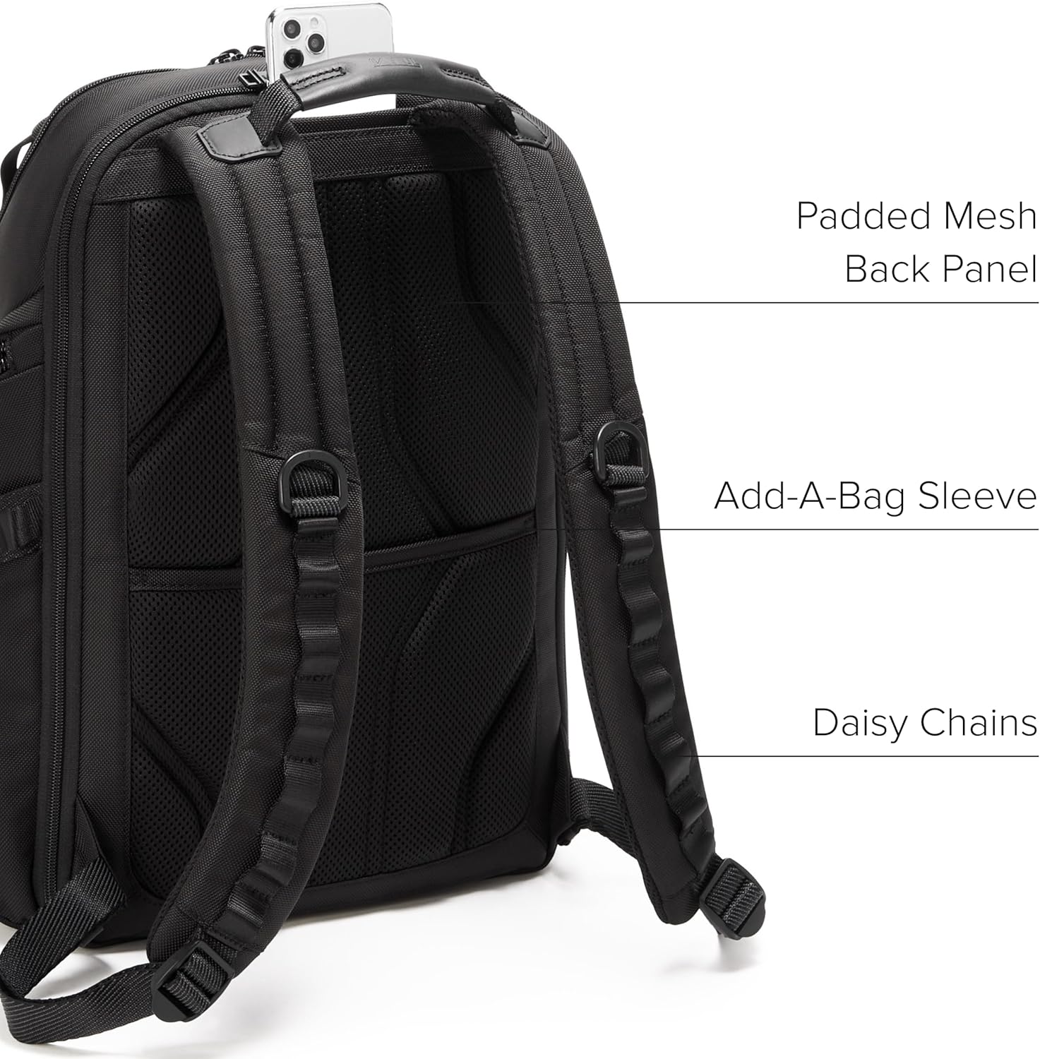 TUMI - Alpha Bravo Search Backpack - Laptop Backpack for Men & Women - Backpack for Work & Travel - 17.0" X 14.0" X 8.3" - Black - Image 4